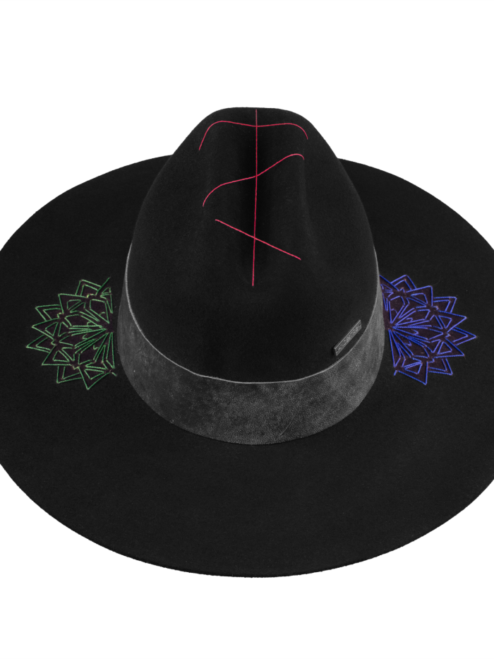 Sombrero Montana Ala 10 Fieltro Tejido Kamsá Talla M 57